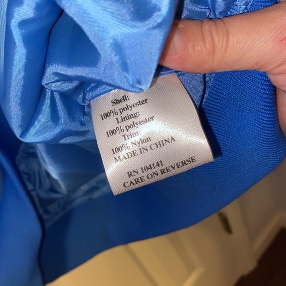 Men’s Acuity pullover. Blue and black, polyester and nylon - Picture 4 of 6